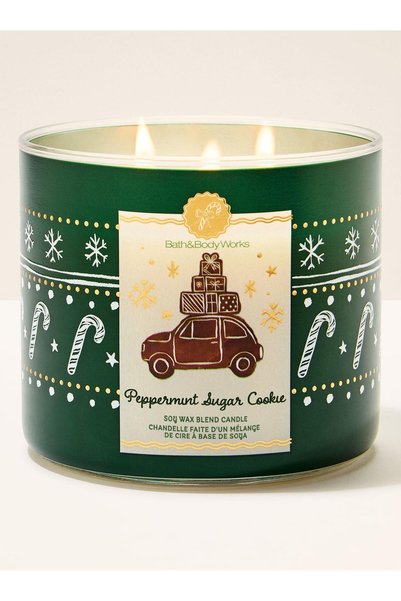 Bath & Body Works Peppermint Sugar Cookie Büyük Mum 411 g