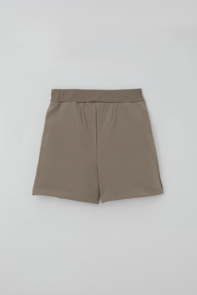 Breeze Girl's Shorts Skirt with Arma Accessories and Slits, Ages 9-14, Mink