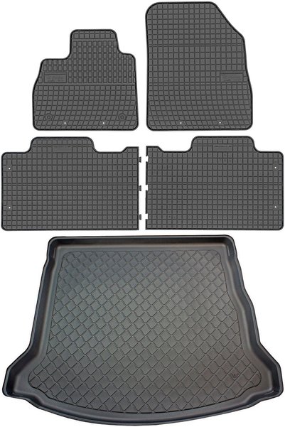 Max-Dywanik Renault Espace V VAN din 04.2015 SET - covorașe auto din cauciuc ...