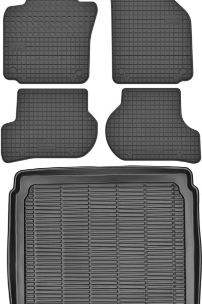Max-Dywanik Set covorașe auto din cauciuc + covoraș portbagaj pentru Seat Alt...
