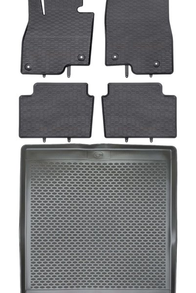 Max-Dywanik Mazda 6 III Kombi din 2013 SET - covorașe auto din cauciuc + covo...