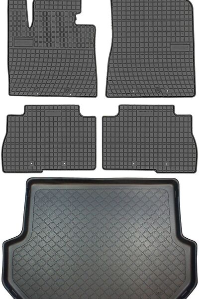 Max-Dywanik Hyundai Santa Fe III DM SUV din 09.2012-2015 SET - covorașe auto ...