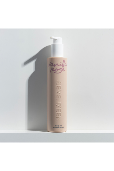 SEVENTEEN Vanilla Rose Body Silk Efect de Sclipire, 250ml