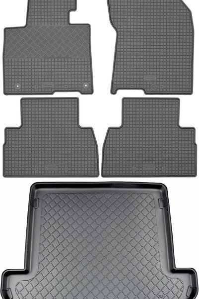 Max-Dywanik Hyundai Santa Fe IV TM SUV (5 uși) din 08.2018 SET - covorașe aut...