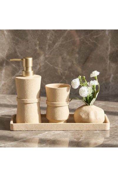 Lifestyle Aurisse 4-Piece Bathroom Accessories Set