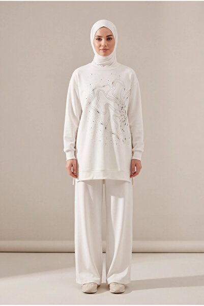 BURRASCA Stone-Embellished Soft Textured Flexible Premium Suit