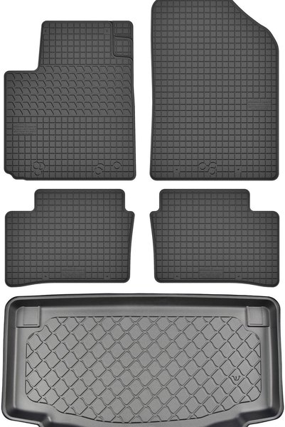 Max-Dywanik Hyundai i10 II BA Hatchback din 11/2013-12/2019 SET - covorașe au...