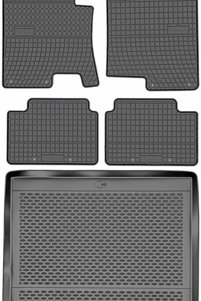 Max-Dywanik Hyundai i30 II Kombi din 2012-2017 SET - covorașe auto din cauciu...