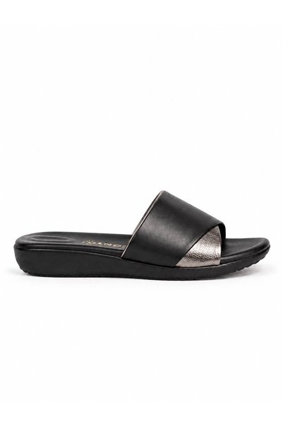 AYS SHOES Orthopedic Heel Spur Supported Leather Women's Slippers
