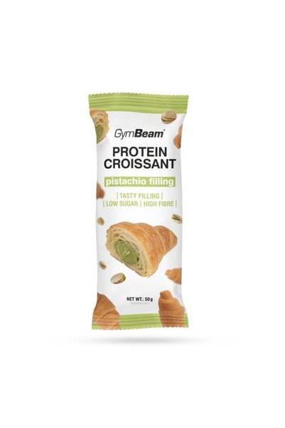 GymBeam Croissant Proteic cu Fistic 50 g fistic