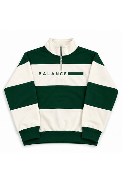 MITHRAS OUTDOORS Unisex 3Yarn Green-White Patchwork Balance Printed Stand Col...