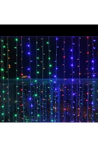OEM Pro Outdoor Curtain Light Installation 3x3m Multicolor