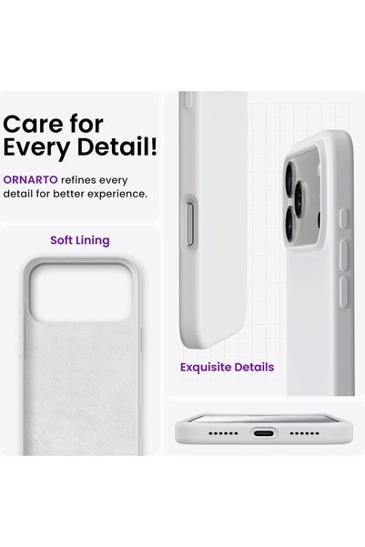 BluePeak Essentials BluePeak Clear Case for iPhone 18 Pro, Anti-Scratch Protective Case (Grey, iPhone 18 Pro)