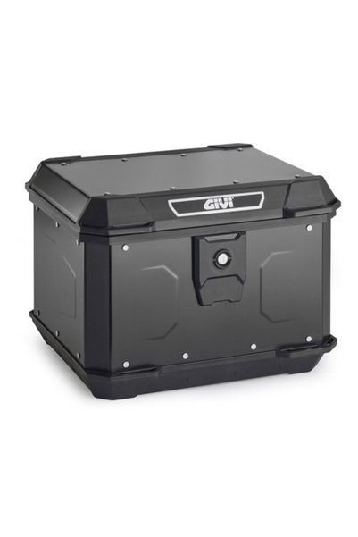 Givi Βαλίτσα 44 λίτρα ALP44B2 αλουμίνιο μαύρη monolock με πιάστρα + κιτ τοποθ...