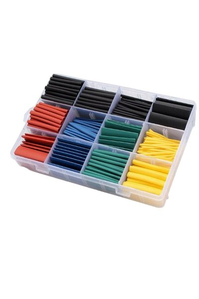 OEM Set de 530 manșoane termocontractabile în 12 dimensiuni, 1.5x10 mm, mater...