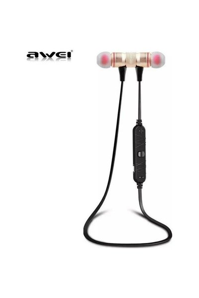 AWEI A920BL Sport Bluetooth Headset, σε Χρυσό Χρώμα