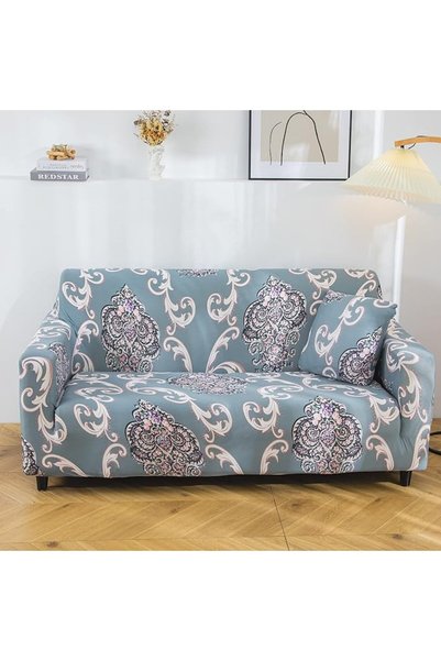 HOUSE OF QUIRK غطاء أريكة فردي عالمي عالي المرونة، غطاء للأريكة 140 جرام/متر ...