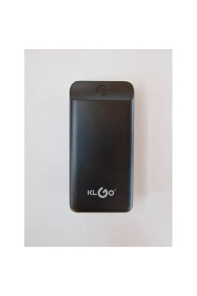 OEM Power Bank KLGO KP-85 20000mAh με 2 θύρες USB σε μαύρο χρώμα