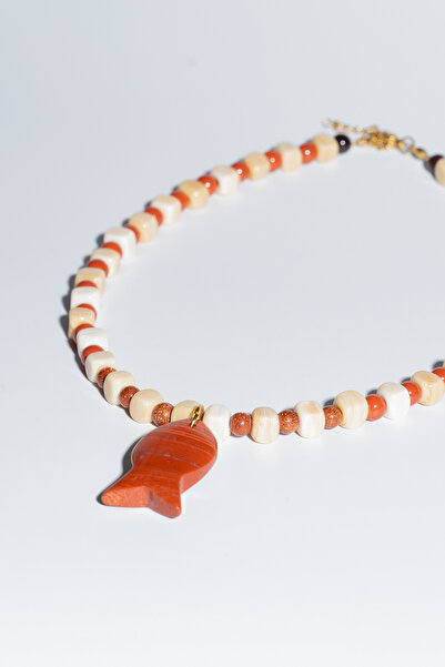 Solia Studio Fish Figure Necklace