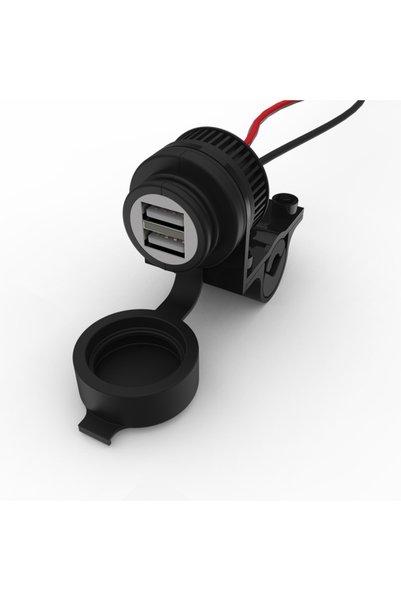 Oxford Weatherproof Dual Port USB Φορτιστής Μοτοσυκλέτας 12V – 2 Θύρες USB-A ...