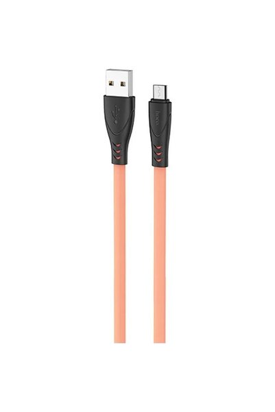 Hoco Κανονικό καλώδιο USB 2.0 σε micro USB κίτρινο 1μ (X42)