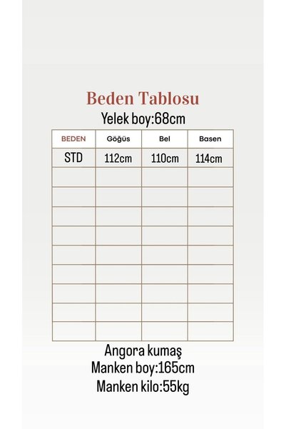 MİHRA STORE Vestă Enuna din angora cu nasturi aurii-KR5028 Albă