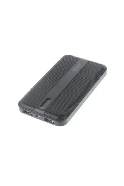 OEM Power Bank KLGO KP-60 με διπλή θύρα USB/Type-C, 10000mAh σε μαύρο χρώμα