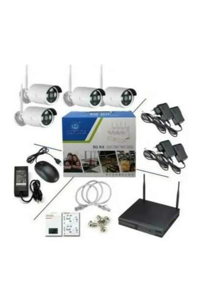 OEM Ασύρματο Καταγραφικό Σύστημα CCTV με 4 Κάμερες LYLU 5G Kit