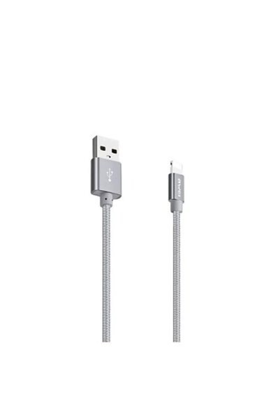 AWEI Καλώδιο CL-988 Usb A to Lightning, σε Ασημί Χρώμα