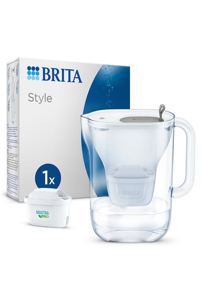 BRITA Style XL Filtreli Sürahi PRO - Gri, 3,6 lt