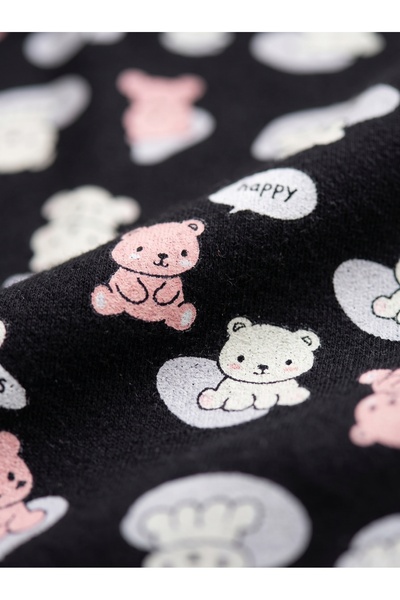 Genel Markalar Kadın Pamuklu Uzun Kollu Pijama Takımı Rahat Kesim Ev Giyim Loungewear