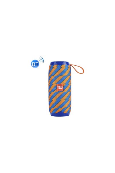 TG Φορητό ηχείο Bluetooth T&G TG-106, σε μπλε/πορτοκαλί χρώμα