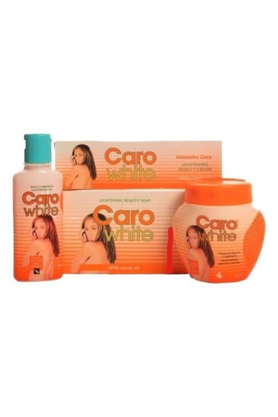 Caro White مجموعة كارو وايت 4قطع - كريم120مل+زيت 50مل+انبوب 30مل+صابون 180مل