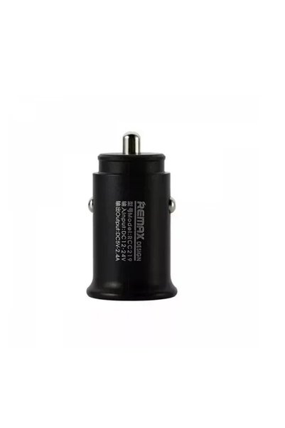 Remax Φορτιστής αυτοκινήτου Roki 2xUsb 2.4A RCC219 σε μαύρο χρώμα