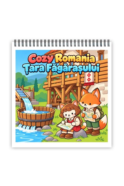Legendary Gifts Carte de colorat, 49 de ilustrații Cozy Romania — Țara Făgăra...