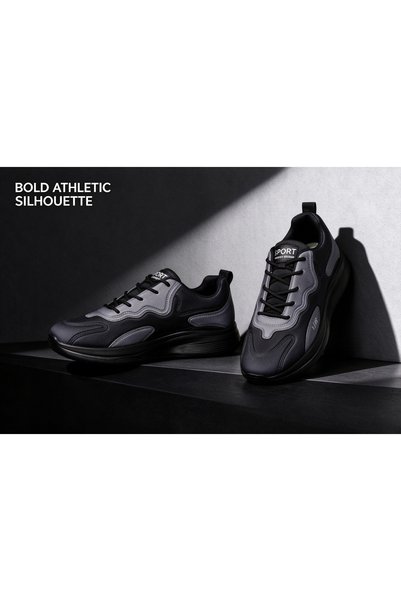 Huanhuan Shoe أحذية رجالية رياضية كاجوال خفيفة الوزن ومريحة للركض، بتصميم شبك...