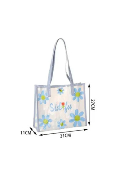 OEM Νεσεσέρ για οργάνωση καλλυντικών 11x31x27 εκ. 98840 μπλε σε γκρι χρώμα