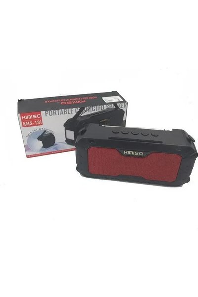 OEM Ηχείο Bluetooth 10W με ραδιόφωνο κόκκινο Kimiso KMS-131