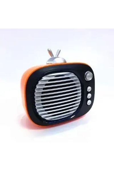 OEM Ρετρό Mini φορητό ασύρματο ηχείο Bluetooth, σε πορτοκαλί χρώμα SV-001