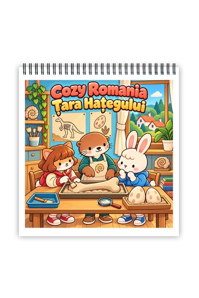 Legendary Gifts Carte de colorat, 50 de ilustrații Cozy Romania — Țara Hațegu...