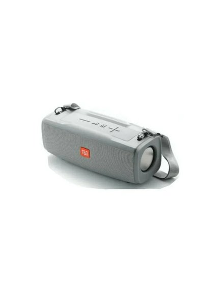 TG Ηχείο Bluetooth 10W με ραδιόφωνο και 10 ώρες λειτουργίας γκρι T&G TG-624