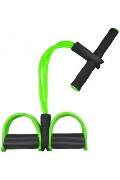 OEM Σύστημα εκγύμνασης με λάστιχα Body Trimmer JT-002, πράσινο σε μαύρο χρώμα