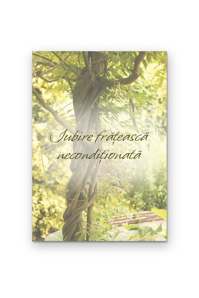 OEM Poster Decorativ Iubire Frățească Necondiționată, Mesaj Inspirațional, Ca...