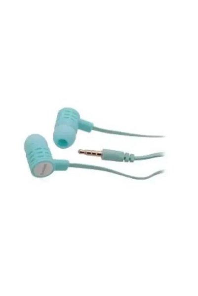OEM Ενσύρματα ακουστικά Handsfree - Extra Bass - EV110, σε γαλάζιο χρώμα