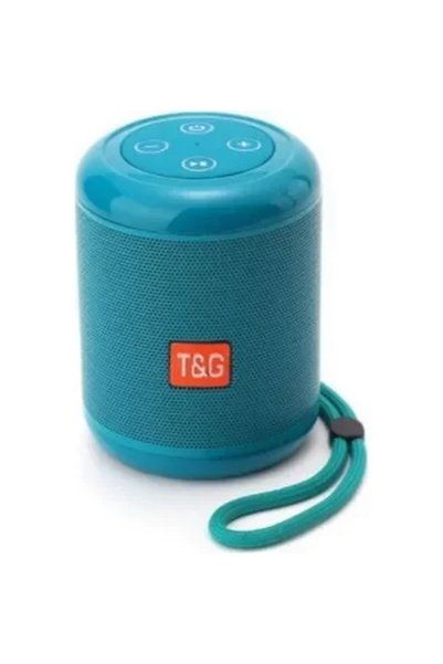 TG Ηχείο Bluetooth 5W με 3 ώρες λειτουργίας Peacock Blue T&G TG-519