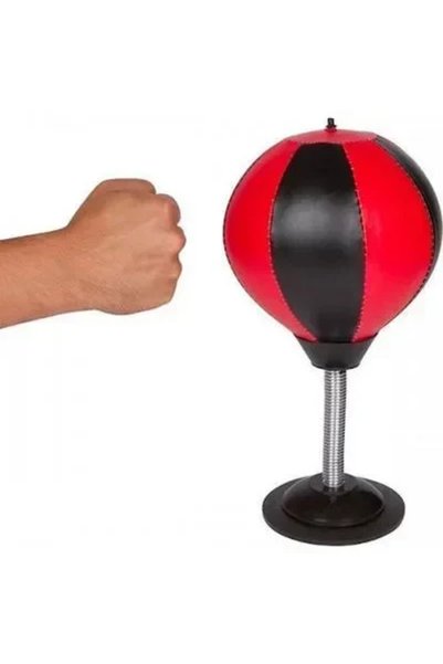 OEM Επιτραπέζιος σάκος του μποξ-Desktop Punching Ball μαύρο/Κόκκινο χρώμα