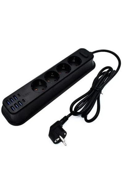 OEM Πολύπριζο ασφαλείας με 4 σούκο και 8 USB θύρες 3.4Α 17W Moxom MX-ST05 σε ...