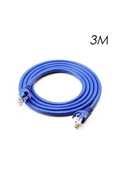 OEM Καλώδιο δικτύου Ethernet Cat6e 3m TR-2038 σε μπλε χρώμα