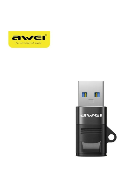 AWEI Μετατροπέας USB-A male σε USB-C female CL-13
