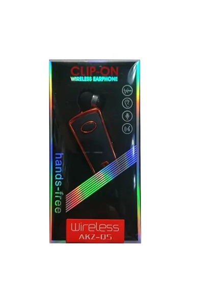 OEM AKZ-Q5 Bluetooth Handsfree σε πορτοκαλί χρώμα